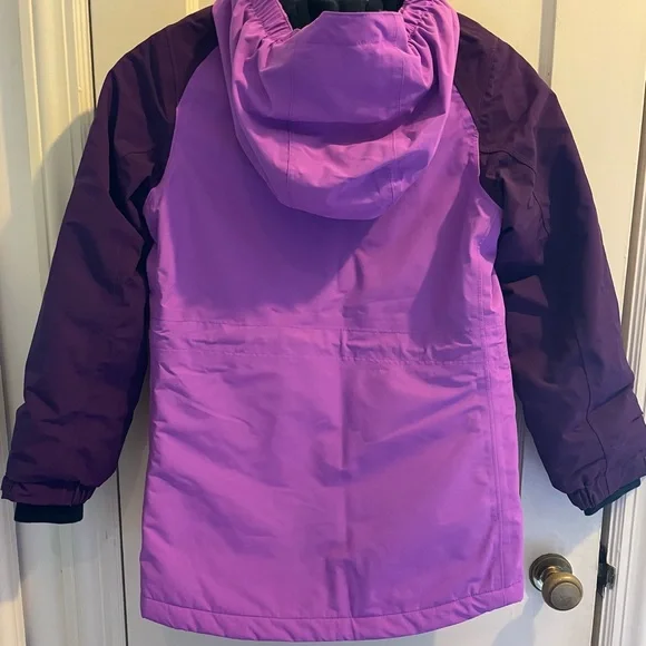 Lands End Kids Squall Waterproof Insulated Winter Parka w/ Grow-A-Long Sleeves - Picture 8 of 10